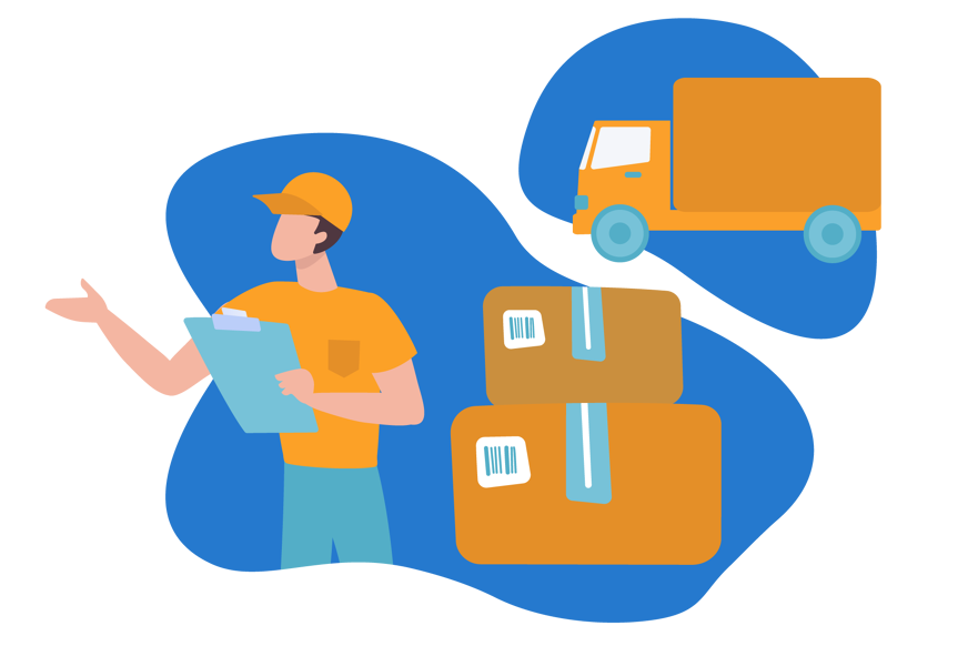 entrega de produtos em casa